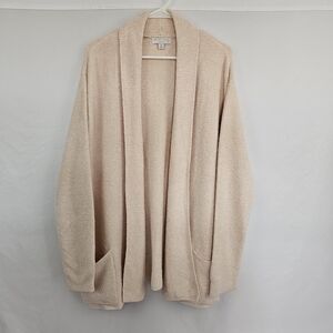 Barefoot Dreams Cozychic Lite Shawl Collar Cardigan Sweater Pockets Pink 2X